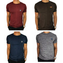 Kit 4 Camisetas Masculinas Dry Fit Malha Fria Moda Fitness Manga curta para academia