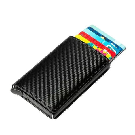 Carteira Masculina em Fibra de Carbono Porta-Cartões