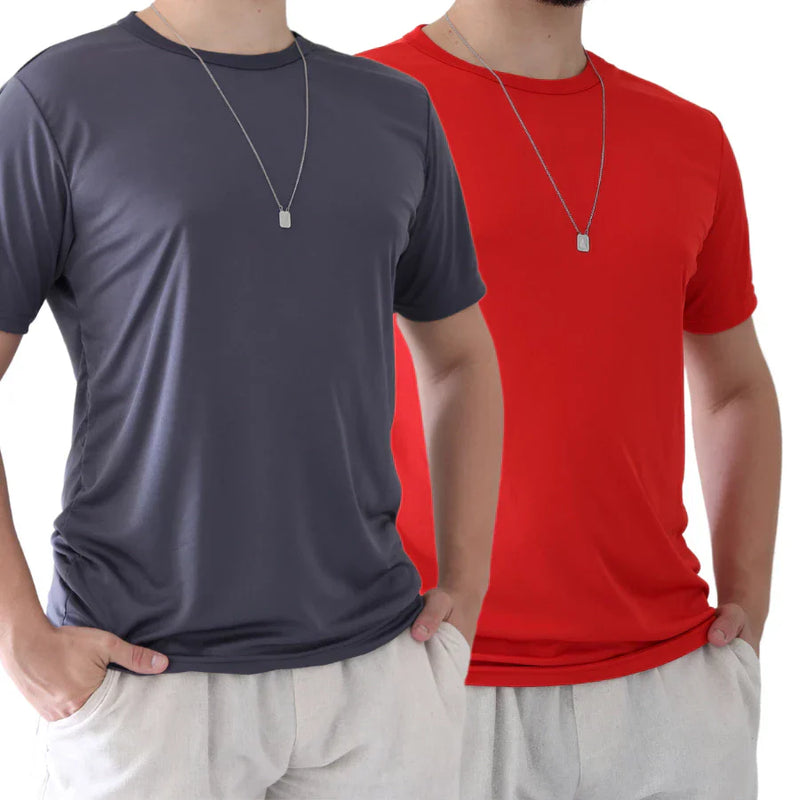 Kit 2 Camiseta Masculina Dryfit Camisa Manga Curta Gola Redonda Blusa Masculino Premium