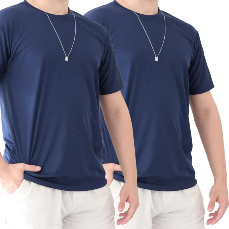 Kit 2 Camiseta Masculina Dryfit Camisa Manga Curta Gola Redonda Blusa Masculino Premium