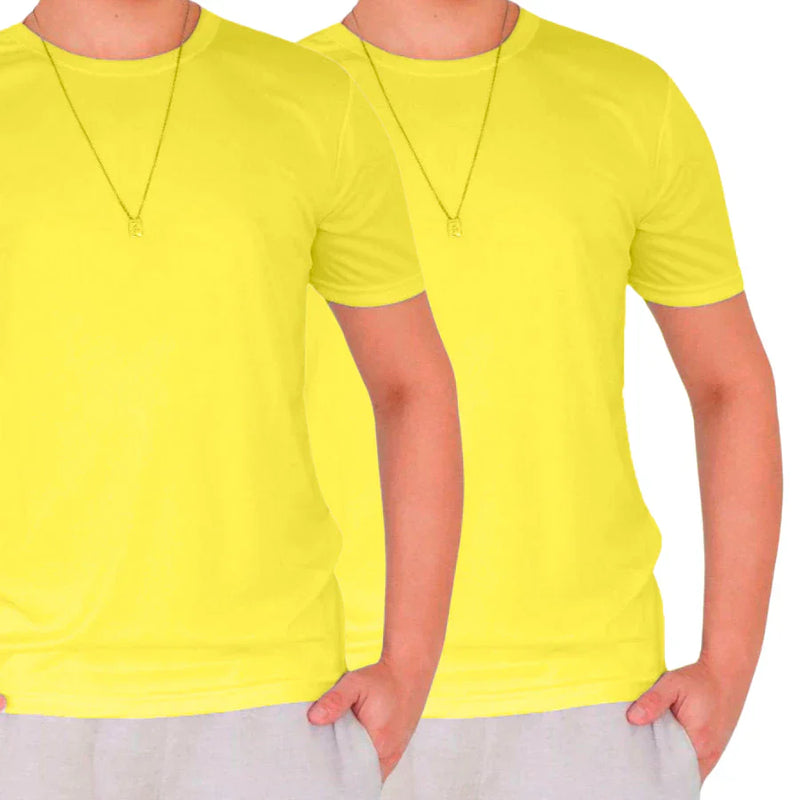 Kit 2 Camiseta Masculina Dryfit Camisa Manga Curta Gola Redonda Blusa Masculino Premium